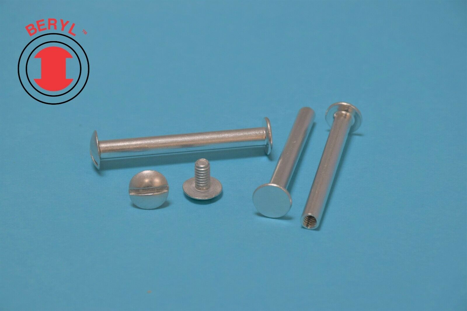 Aluminum Binding Post / Screw / Chicago Binder Screw / Post #8-32 X 1/2" 50sets