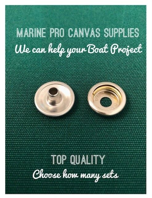 Stainless Steel Cap and Socket DOT Snap Fasteners Marine Quality CHOOSE YOUR SET