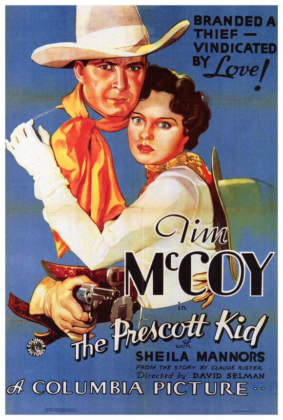 The Prescott Kid Movie Poster 27x40 B Tim Mccoy Sheila Bromley Joe Sawyer Alden