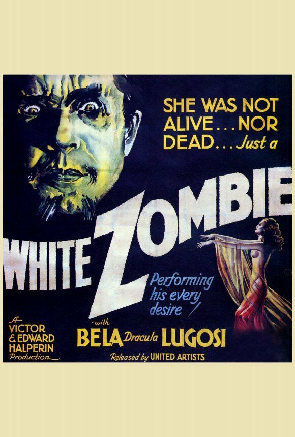 WHITE ZOMBIE Movie POSTER 30x30 Bela Lugosi Madge Bellamy Joseph Cawthorn Robert