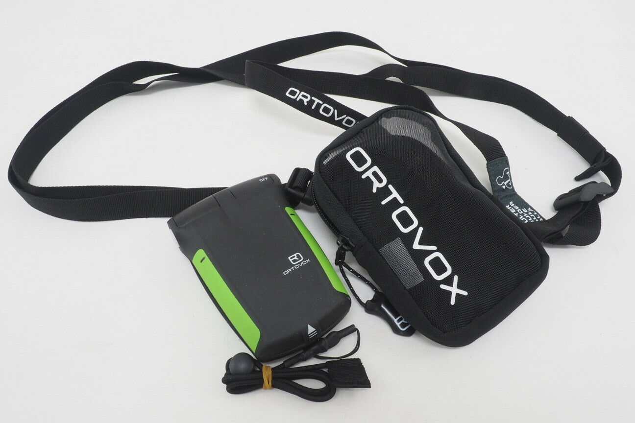 Ortovox Working S1+ Skiing Avalanche Transceiver Green/black With Carrying Case