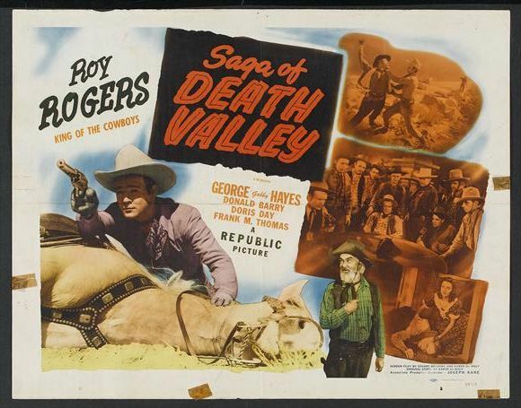 SAGA OF DEATH VALLEY Movie POSTER 27x40 B Roy Rogers George 