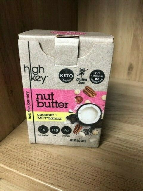 High Key Nut Butter-coconut+mct Damia-10 Packets-keto Friendly-new-3/20
