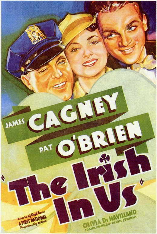THE IRISH IN US Movie POSTER 11x17 James Cagney Pat O'Brien Olivia de Havilland