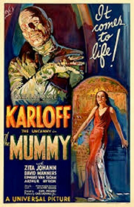 Boris Karloff The Mummy 24 X 36 Poster New